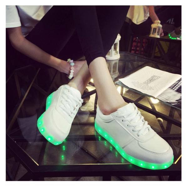 フローティングLED スニーカー スニーカー LEDスニーカー 光る靴 光るスニーカー 7カラー