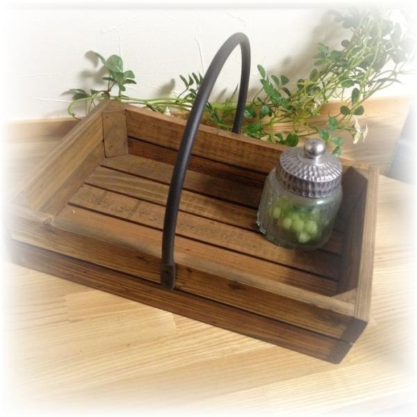 ガーデニング雑貨 木製バスケット ハンドル付き オールウッド おしゃれ インテリア雑貨 Buyee Buyee 日本の通販商品 オークションの代理入札 代理購入