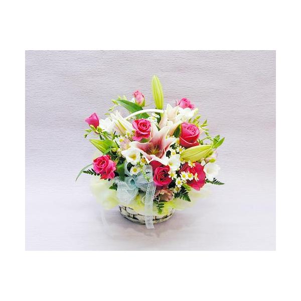バラ ばら 誕生日の花 ピンク ユリ アレンジ 女性 バースデー　ゆり ギフト プレゼント 贈り物 バレンタイン プレゼント 爆買