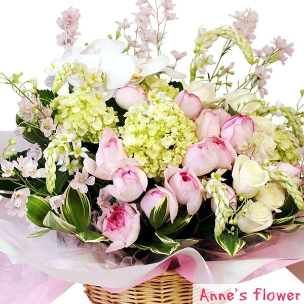 誕生日の花 薔薇 バラ　ギフト おまかせ フラワー 30000円コース（洋ラン） ギフト プレゼント 贈り物 バレンタイン プレゼント 爆買