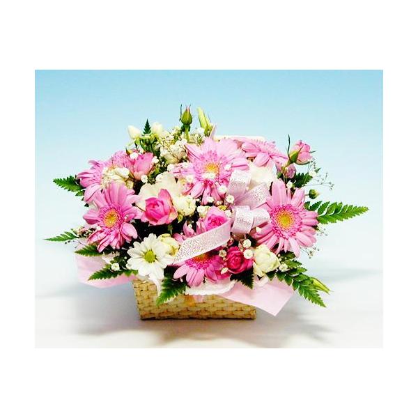 バラ ギフト ばら 誕生日の花 ピンク バラと ガーベラ の優しい アレンジ バースデー プレゼント ギフト お祝い 贈り物 バレンタイン プレゼント 爆買