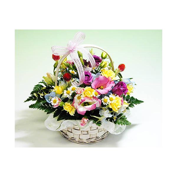誕生日の花 薔薇 アレンジ 黄色 ミニ バラ トルコキキョウ ハーモニー ギフト プレゼント 贈り物 バレンタイン プレゼント 爆買