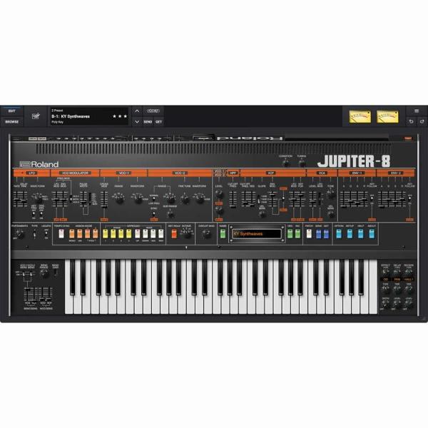 Roland JUPITER-8 Software Synthesizer [Lifetime Key] (ローランド)(ソフトシンセ)(オンライン納品)(2時間以内に納品)