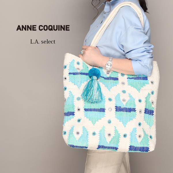 AnneCoquine（アンコキーヌ） 【LAセレクト】ネイティブ柄 トート