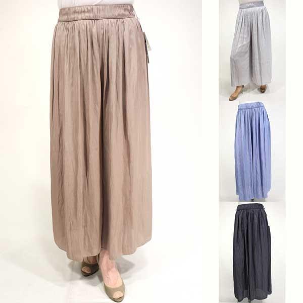 春夏物 ローブ パシオーネ 年間物 ポリエステル光沢ワッシャーウエストゴム筒イージーワイドパンツ Passione Robe Spp 7i71b771xx Chefshoppe Co Za