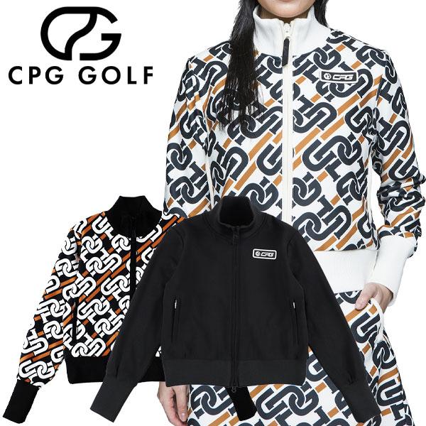 CPG ゴルフウェア CPG GOLF チェーンロゴグラフィカルブルゾン レディース ゴルフウェア