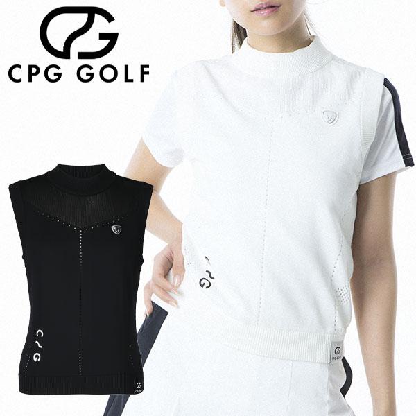 CPG ゴルフウェア　ベスト　ニット　レディース CPG GOLF ホールガーメントサマーニットベスト レディース ゴルフ