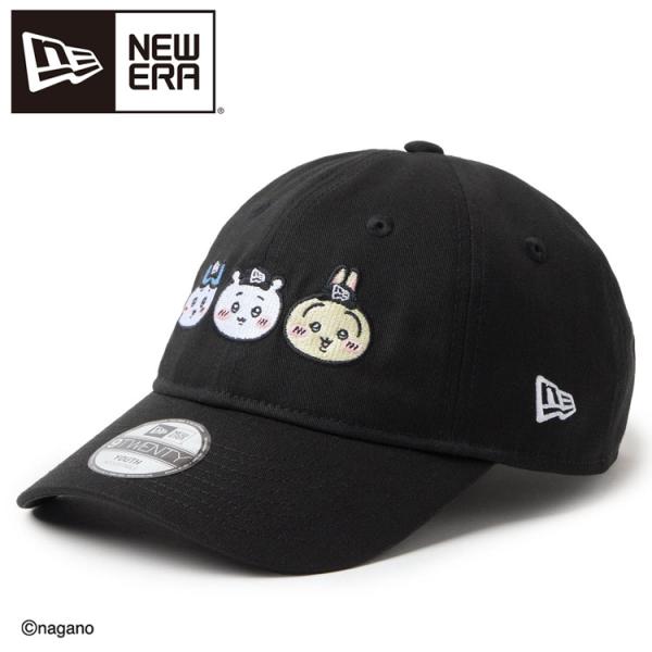 ニューエラ キッズ Youth 9TWENTY ちいかわ ちいかわ ハチワレ うさぎ ブラック 14864478
