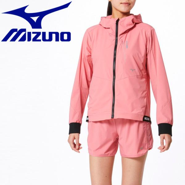 ミズノ ランニングウェア J2me9710 ウィンドブレーカーシャツ スポーツウェア ポーチジャケット レディース 女性用 人気ブランド ポーチジャケット