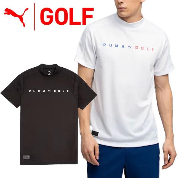 PUMA（プーマ） ゴルフ PB ロゴ モックネック半袖シャツ メンズ 2026春