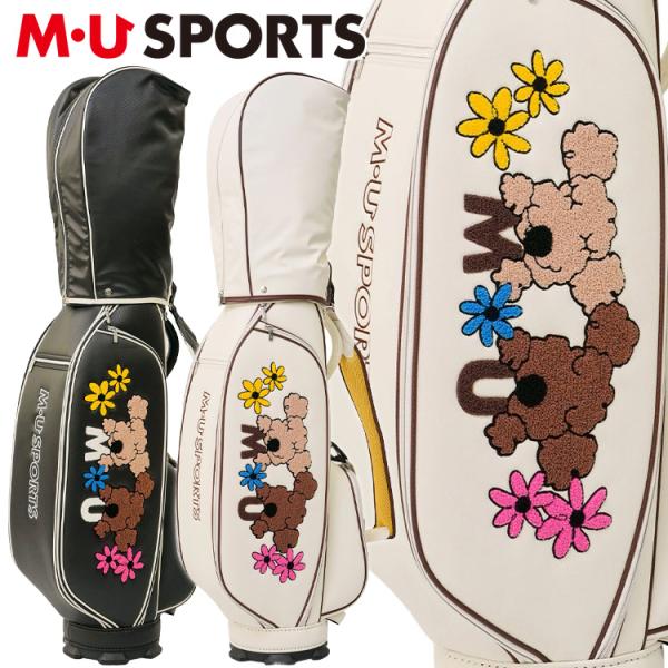 M・U SPORTS MUスポーツ MU MUキャラクター立体サガラ刺繍 キャディ