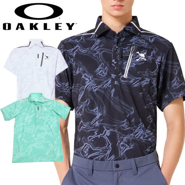 OAKLEY（オークリー） ゴルフ SKULL HEAT BLOCK FILMY 半袖ポロシャツ