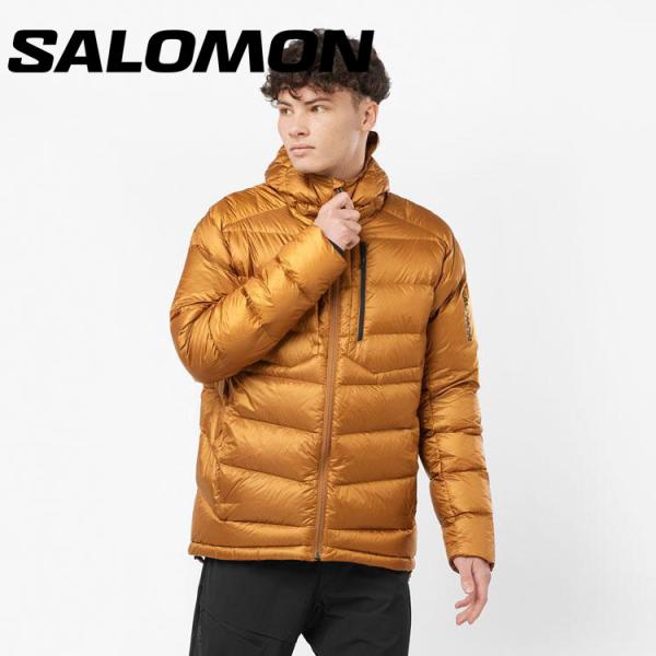 salomon / ELIXIR RLTRADOWN PARKA/シミ有/ダウンジャケット/L/ナイロン/CML annexsports_lc2103600