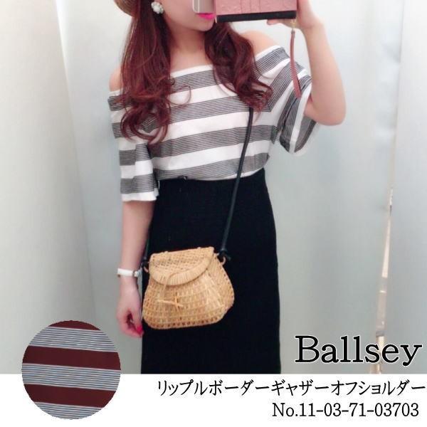 30 Off Sale ボールジィ Ballsey Tomorrowland トゥモローランド 新作 リップルボーダーオフショルダー トップス オフショルダー 半袖 春夏 17ss 11 03 71 11 03 71 グレースコンチネンタルならannie 通販 Yahoo ショッピング