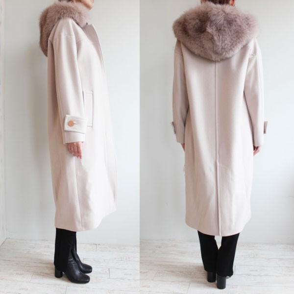 Sale セール グレースコンチネンタル フォックスファーフードコート