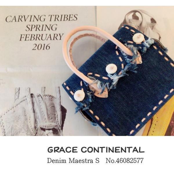 期間限定10 Off グレースコンチネンタル カービングバッグ Denim Maestra S 小 Denim デニム Maestra Sサイズ グレースコンチネンタルならannie 通販 Yahoo ショッピング