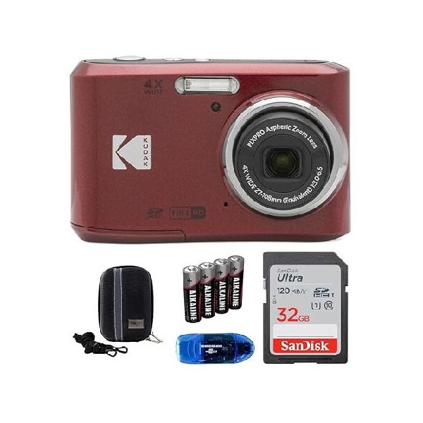 KODAK Pixpro FZ45 デジタルカメラセット SanDisk 32GB メモリーカード 
