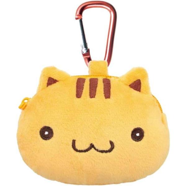 ポムポムプリン　ベーグル　 カラビナ付きぬいぐるみファスナーマスコット ベーグル　SR-5549343BG