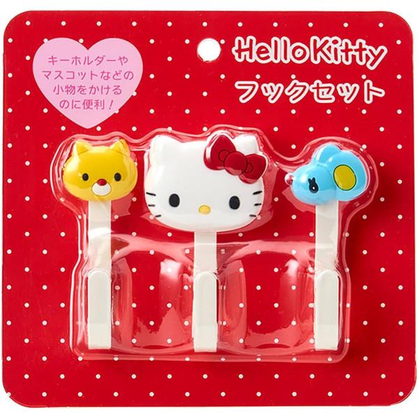 ハローキティ フック3個セット メッシュパネル用
