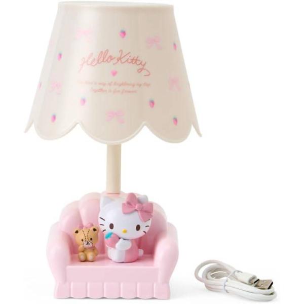 ハローキティ キティ ルームライト 224529 UES 電池 卓上 : 杏仁堂