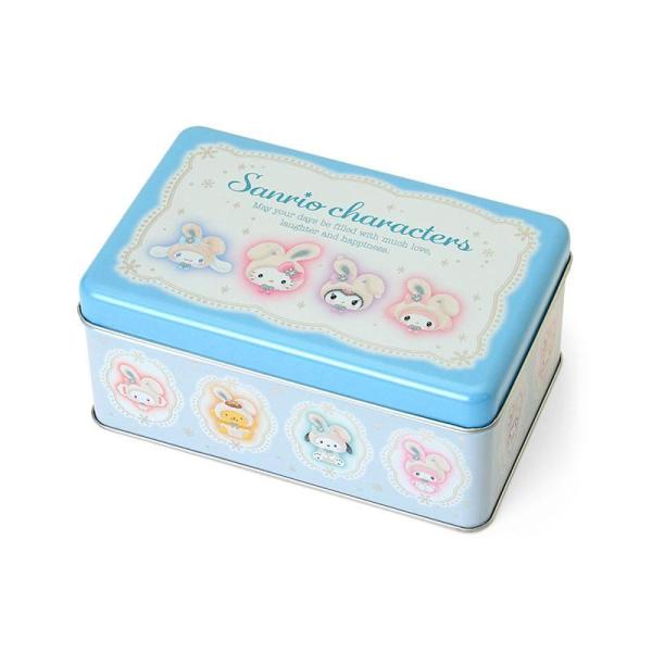 サンリオ ビスケット＆缶ケース（雪うさぎ） : 杏仁堂ヤフーショップ