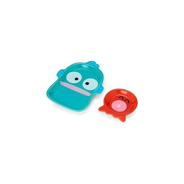 ハンギョドン　キャラクター形プレートセット（ハンギョドンとさゆりのうきうきライフ）  お皿 陶磁器 2枚セット