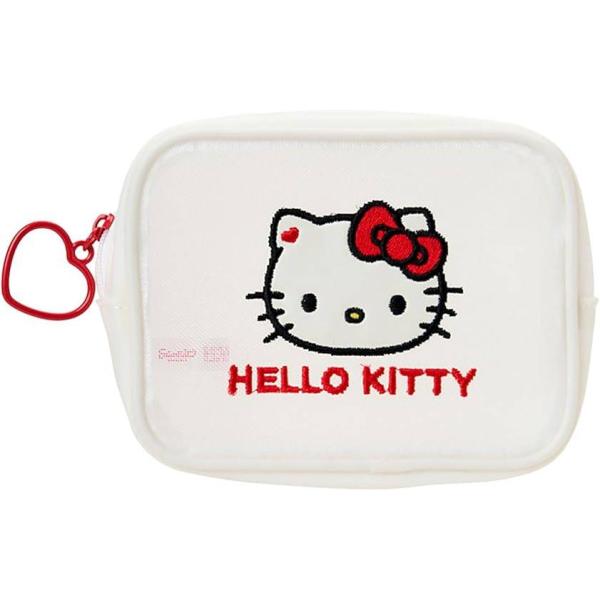ハローキティ キティ メッシュ ミニポーチ PVC・ポリエステル