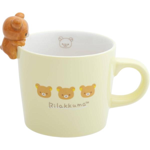 サンエックス  リラックマ マスコット付きマグカップ マグ TK23801 黄
