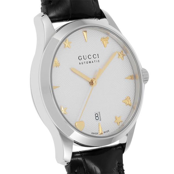 新作入荷 Off 発送4営業日 グッチ Gucci 腕時計 メンズ Ya クォーツ ホワイト ブラック オートスポーツ Disdikpora Padangpanjang Go Id