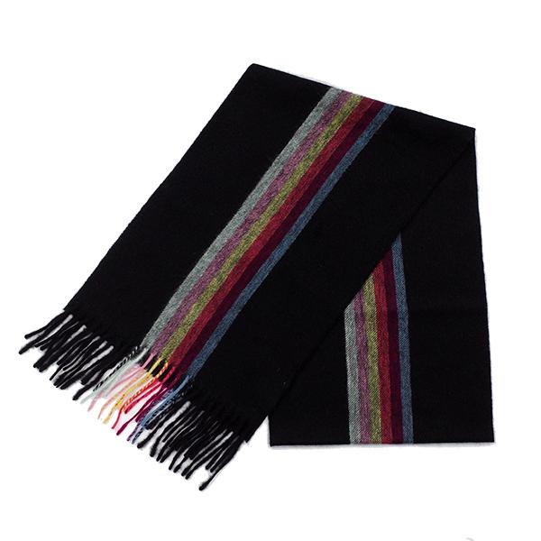 大人気商品 ブラック Black 79 As09 119f M1a メンズ マフラー カシミヤ ポールスミス Smith 発送3営業日 Paul 財布 帽子 ファッション小物