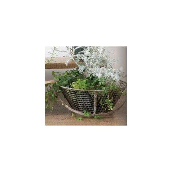 アンティーク風 ガーデンバスケット L 62633 : 雑貨屋アノ - 通販