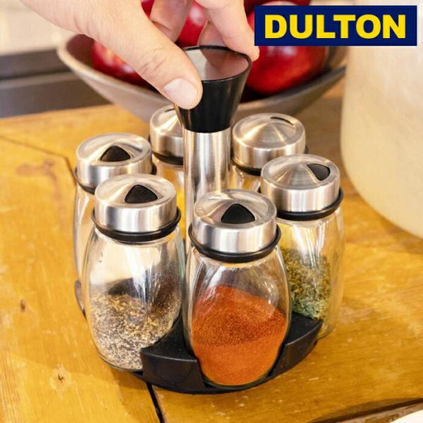 スパイスボトル マルチ ホール スパイス ジャー 6pcs セット ダルトン 6ボトル スパイスラック DULTON M-0960-6 調味料入れセット スパイスボトル おしゃれ