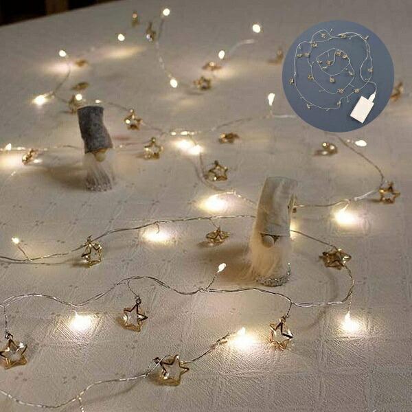 丸和貿易 USBフラッシュライト クリスタルスター 星型 20球 USB接続