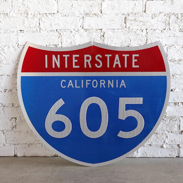 実物大型！ビンテージ看板ロードサインUSA製アメリカ道路標識/50s60s70s