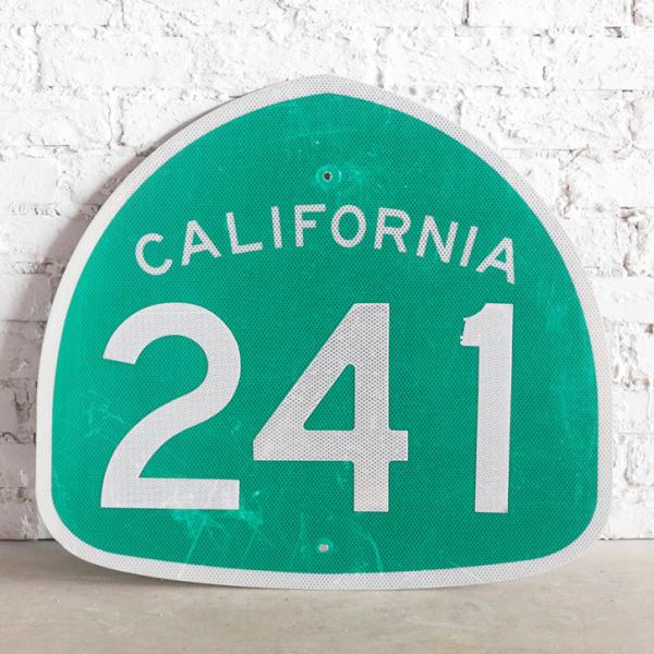 看板 アメリカ 道路標識 ヴィンテージ 緑 ロードサイン