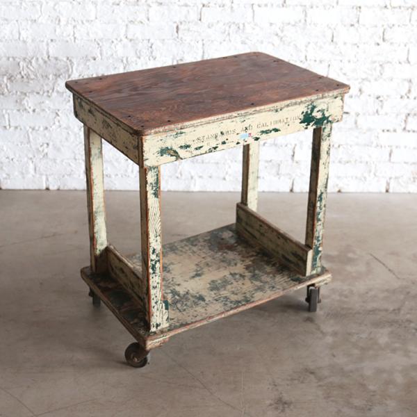 アンティーク ヴィンテージ　インダストリアル　テーブル　usa 作業台 ワークテーブル 作業台 作業テーブル 木製 ヴィンテージ