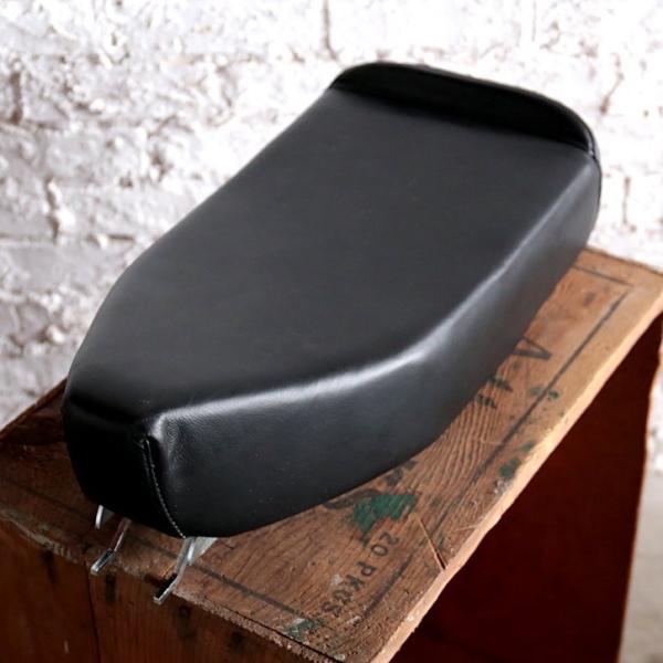 BATES バイクシート 黒 レザーヴィンテージ