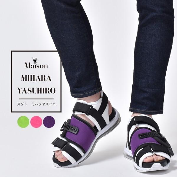 スポーツサンダル メンズ 靴 厚底 ブランド Maison Mihara Yasuhiro メゾンミハラヤスヒロ おしゃれ A02fw707 Cp ブーツ ビジネスシューズ 革靴 An 通販 Yahoo ショッピング