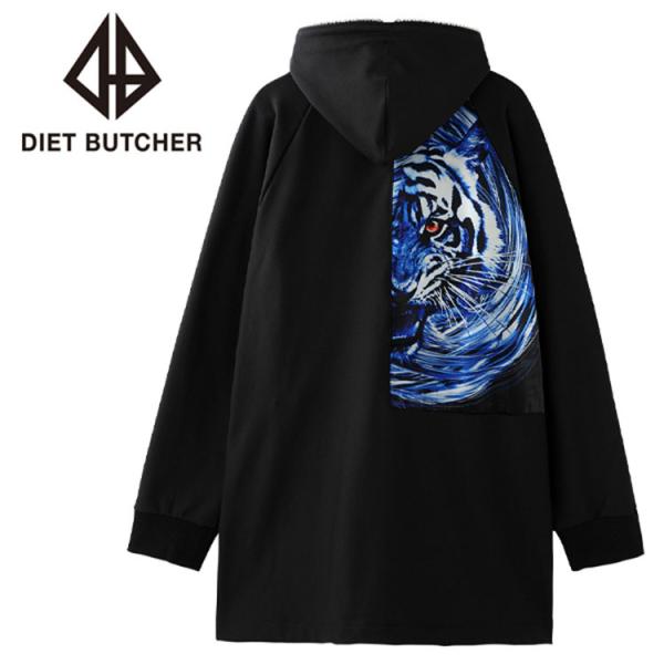 【DIET BUTCHER SLIM SKIN】ブラッシュド ウール パーカー DIET BUTCHER SLIM SKIN パーカー メンズ ブランド ダイエット