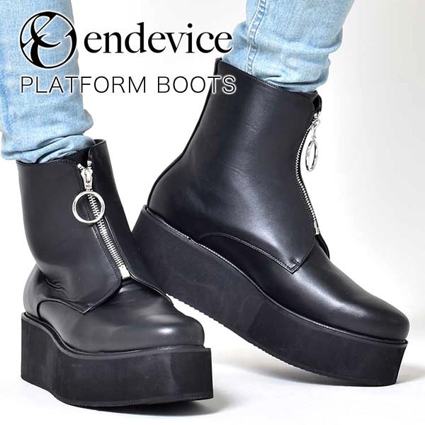 ショートブーツ 厚底 メンズ 靴 ワークブーツ おしゃれ Epb713 1 Cp ブーツ ビジネスシューズ 革靴 An 通販 Yahoo ショッピング