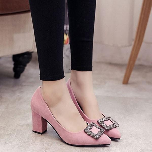 パンプス レディース 靴 ジュエルバックル 太ヒール ハイヒール おしゃれ アウトレット Nxl0442 Cpz スニーカー サンダル メンズ 靴 An 通販 Yahoo ショッピング