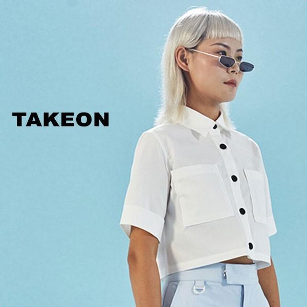 半袖シャツ レディース ブランド Takeon テイクオン ショート丈 おしゃれ Tnssf07 ブーツ ビジネスシューズ 革靴 An 通販 Yahoo ショッピング