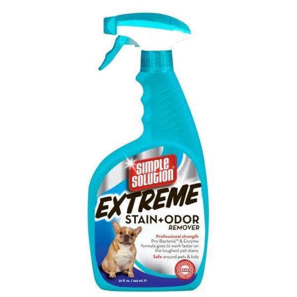 犬・猫用 強力シミ取り消臭スプレーシンプルソリューションEX - 945ml スプレーして5分放置するだけ マーキングや粗相に効果てきめん