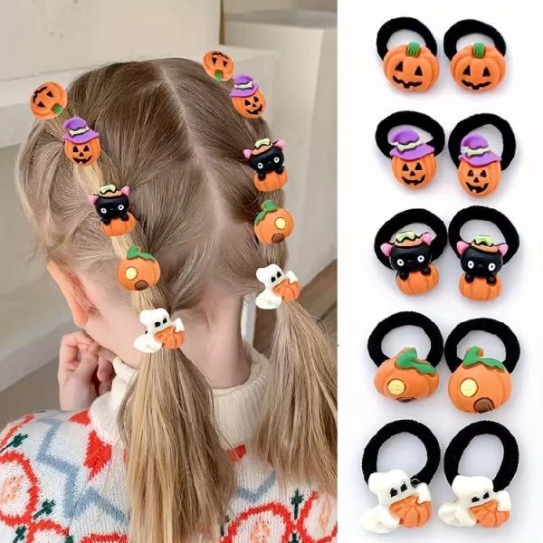 旧作デザイン ハロウィン ヘアゴムセット ハロウィン ヘアゴム セット パンプキン おばけ ゴースト