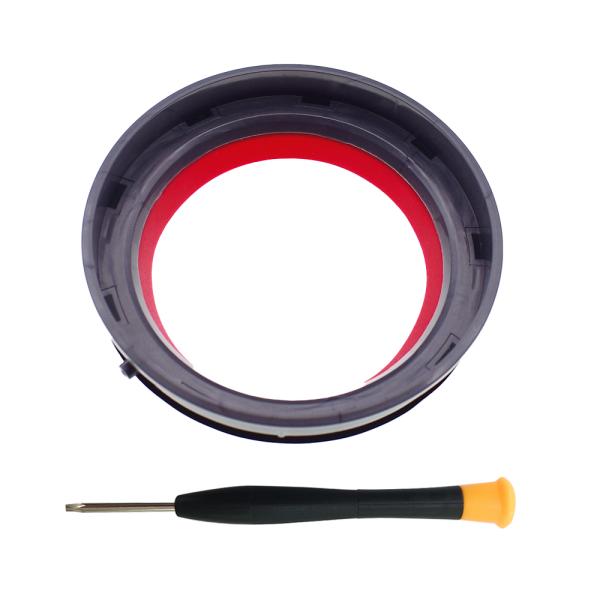 Dyson ダイソン V11(SV14/SV15) V15(SV22) 用 ダストカップ クリアビン 蓋 パッキン リング シーリング T8トルクスドライバー付き 互換品