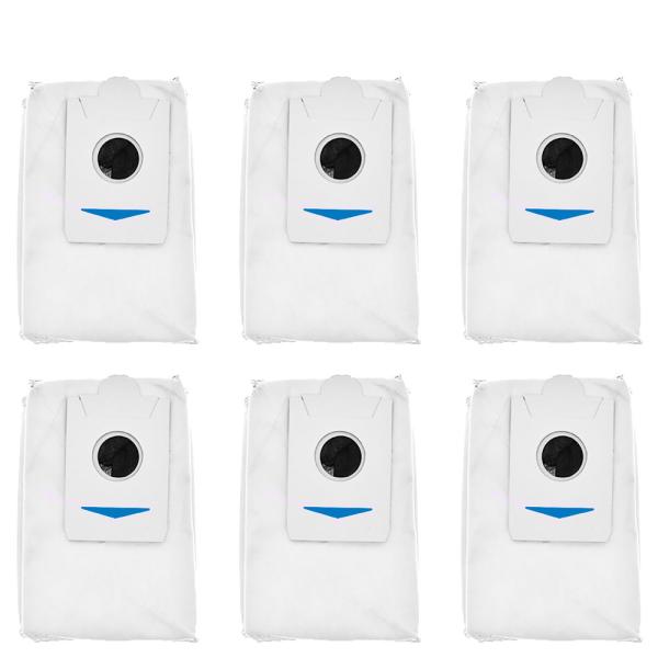Ecovacs エコバックス 紙パック ゴミパック 6個 互換品 DEEBOT T30S PRO/X2/X5 OMNI/X5 PRO OMNI対応