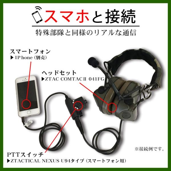 Ztac 正規代理店品 Nexus U94タイプ Pttマイクスイッチ スマートフォン用 スマホ サバゲー サバイバルゲーム ヘッドセット 装備 Buyee 日本代购平台 产品购物网站大全 Buyee一站式代购 Bot Online