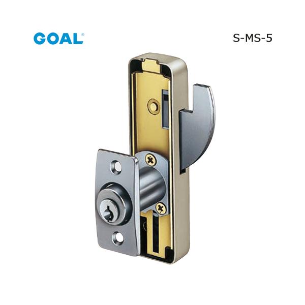 GOAL S-MS-5 面付本締鎌錠 対応扉厚 23〜31mm SP5本ピンシリンダー