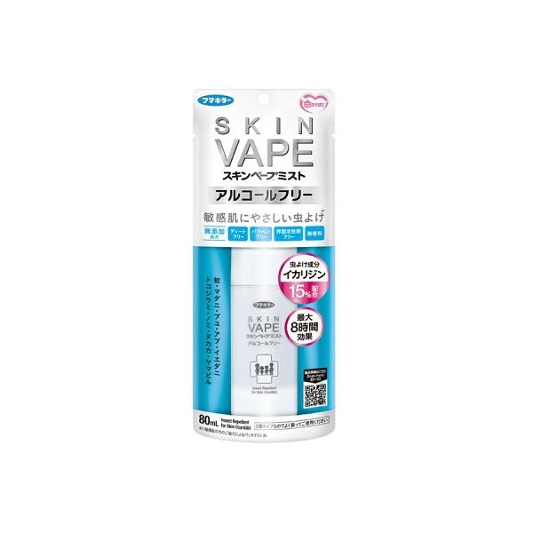 ・アルコールフリー処方　お肌に負担をかけない処方で、敏感なお肌を虫からやさしく守ります。・敏感肌の方のご協力によるパッチテスト済・お肌の弱い方やアルコールの刺激が苦手な方も安心してご使用いただけます。・４つの無添加　ディート、パラベン、界面...