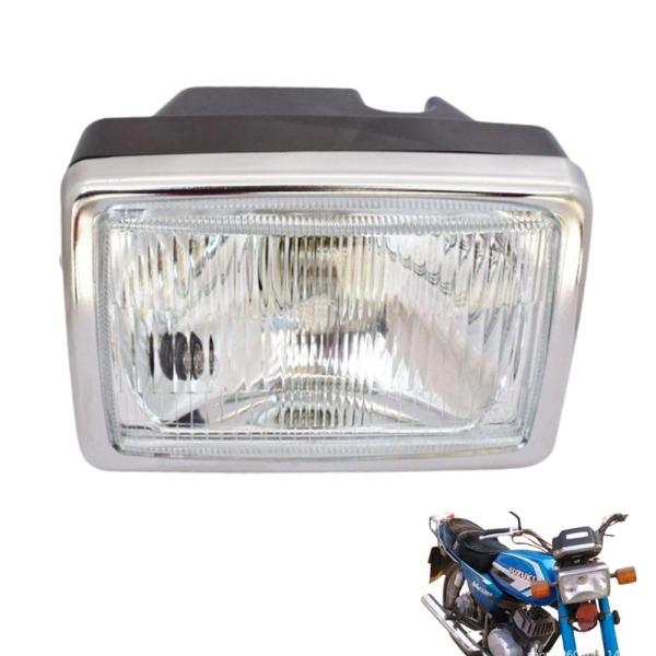 バイク ヘッドライト 角目 ガラスレンズ 汎用 社外品 クラシック ハロゲン FT400 TZR125 CB125T FTR250 AR125 対応 ホンダ カスタム 補修